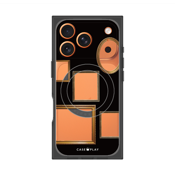 Premium Square Case with MagSafe［ Photo Frames - Black ］