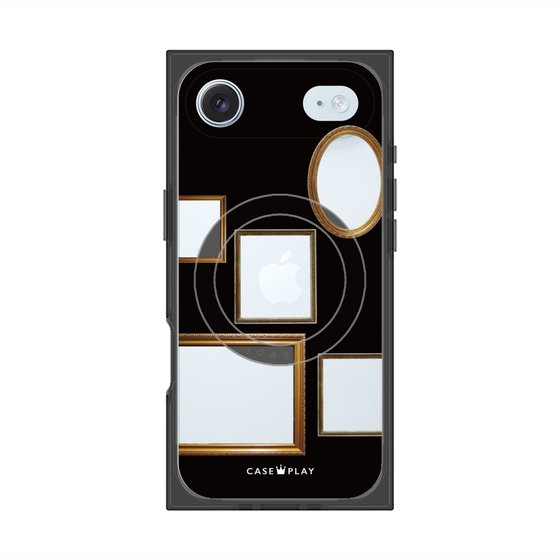 Premium Square Case with MagSafe［ Photo Frames - Black ］