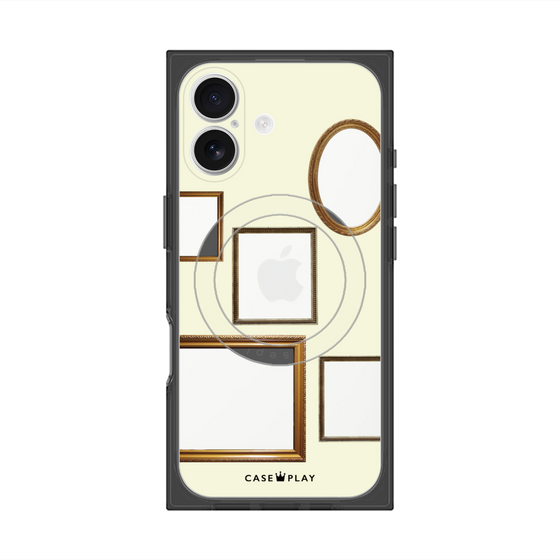 Premium Square Case with MagSafe［ Photo Frames - Ivory ］