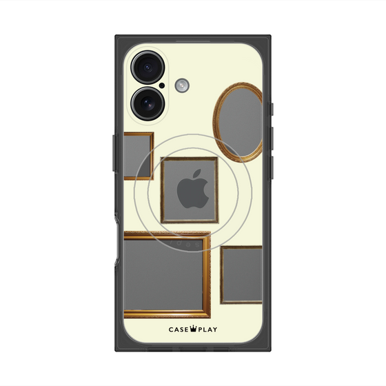 Premium Square Case with MagSafe［ Photo Frames - Ivory ］