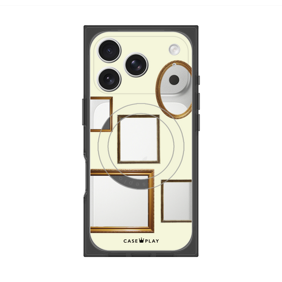 Premium Square Case with MagSafe［ Photo Frames - Ivory ］