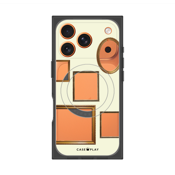 Premium Square Case with MagSafe［ Photo Frames - Ivory ］