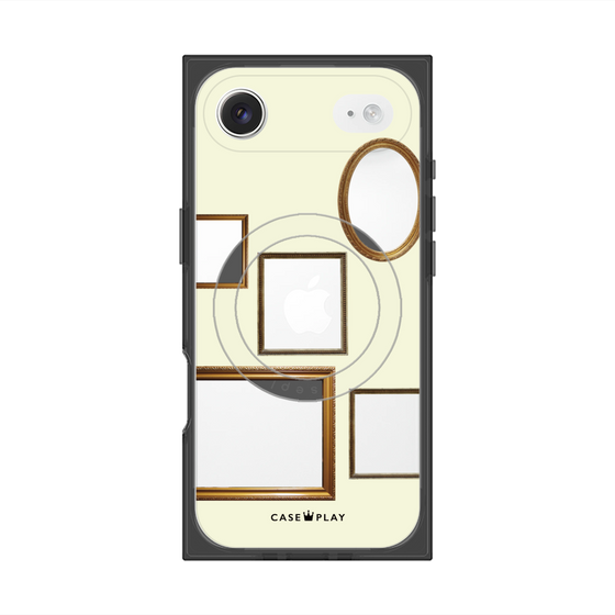 Premium Square Case with MagSafe［ Photo Frames - Ivory ］