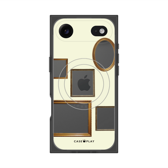 Premium Square Case with MagSafe［ Photo Frames - Ivory ］
