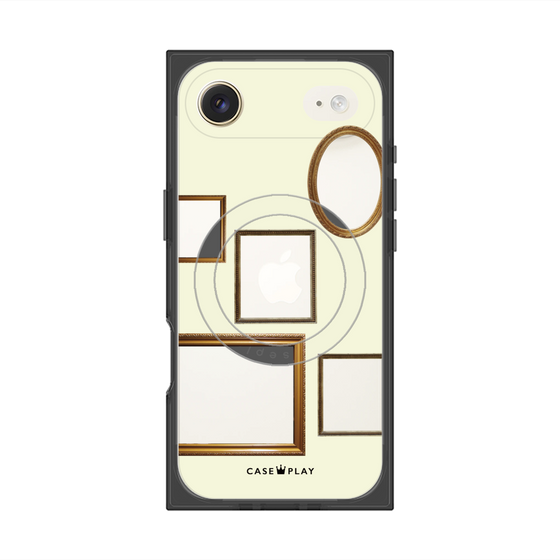 Premium Square Case with MagSafe［ Photo Frames - Ivory ］