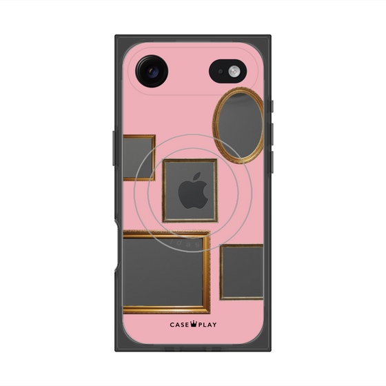 Premium Square Case with MagSafe［ Photo Frames - Pink ］