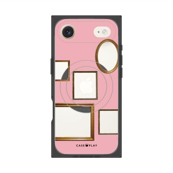 Premium Square Case with MagSafe［ Photo Frames - Pink ］