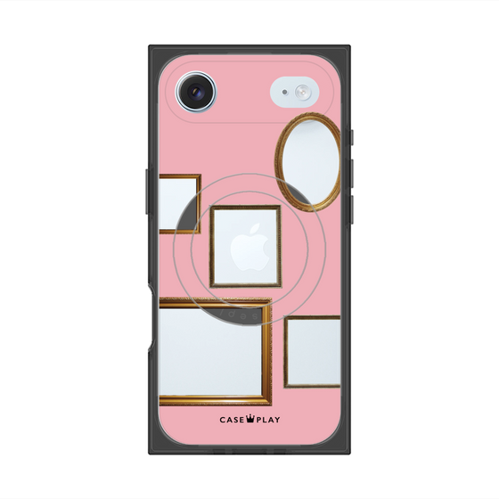 Premium Square Case with MagSafe［ Photo Frames - Pink ］