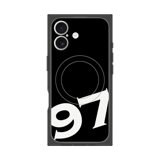 Premium Square Case with MagSafe［ No.97 - Black ］