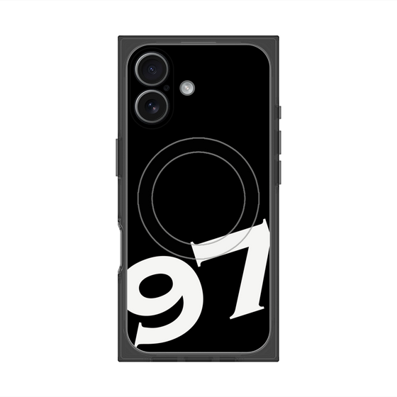 Premium Square Case with MagSafe［ No.97 - Black ］