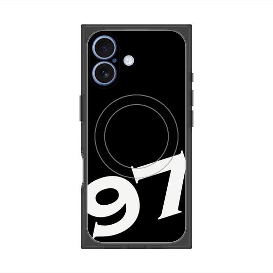 Premium Square Case with MagSafe［ No.97 - Black ］