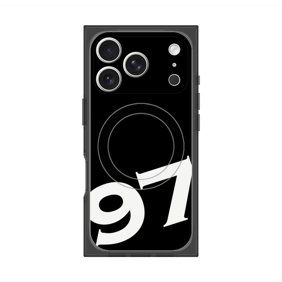 Premium Square Case with MagSafe［ No.97 - Black ］