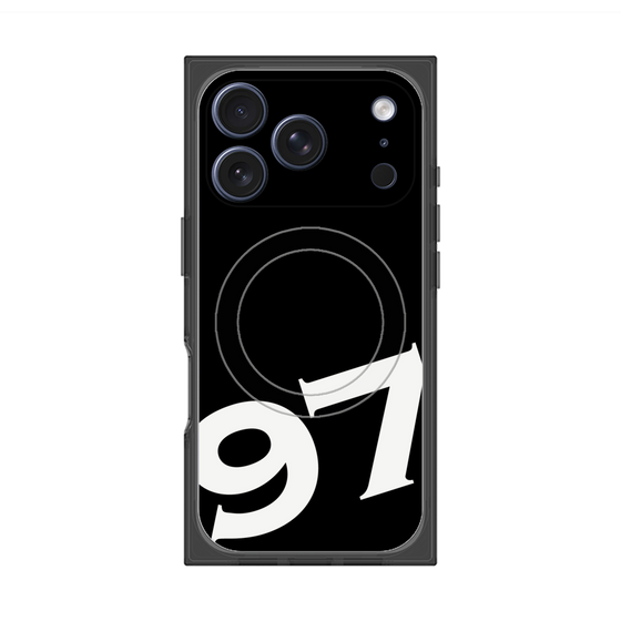 Premium Square Case with MagSafe［ No.97 - Black ］