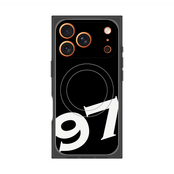 Premium Square Case with MagSafe［ No.97 - Black ］