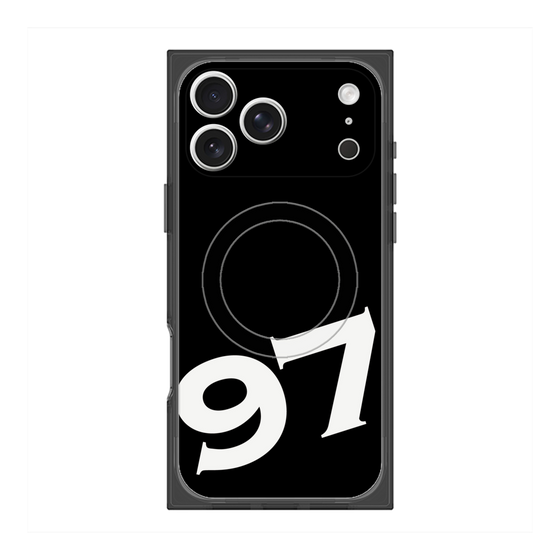 Premium Square Case with MagSafe［ No.97 - Black ］