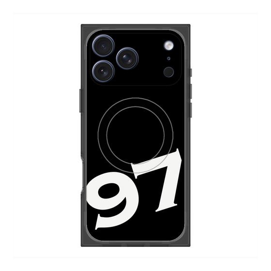 Premium Square Case with MagSafe［ No.97 - Black ］