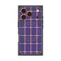 Premium Square Case with MagSafe［ Tartan Check - Purple ］