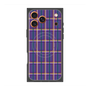 Premium Square Case with MagSafe［ Tartan Check - Purple ］