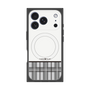 Premium Square Case with MagSafe［ CASEPLAY Tartan Check - Gray ］