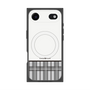 Premium Square Case with MagSafe［ CASEPLAY Tartan Check - Gray ］