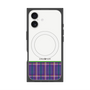 Premium Square Case with MagSafe［ CASEPLAY Tartan Check - Purple ］