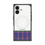 Premium Square Case with MagSafe［ CASEPLAY Tartan Check - Purple ］