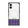 Premium Square Case with MagSafe［ CASEPLAY Tartan Check - Purple ］