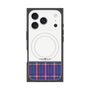Premium Square Case with MagSafe［ CASEPLAY Tartan Check - Purple ］