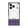 Premium Square Case with MagSafe［ CASEPLAY Tartan Check - Purple ］