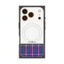 Premium Square Case with MagSafe［ CASEPLAY Tartan Check - Purple ］