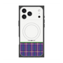 Premium Square Case with MagSafe［ CASEPLAY Tartan Check - Purple ］