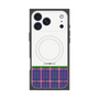 Premium Square Case with MagSafe［ CASEPLAY Tartan Check - Purple ］
