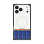Premium Square Case with MagSafe［ CASEPLAY Tartan Check - Blue ］