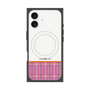 Premium Square Case with MagSafe［ CASEPLAY Tartan Check - Pink ］
