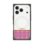 Premium Square Case with MagSafe［ CASEPLAY Tartan Check - Pink ］