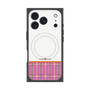 Premium Square Case with MagSafe［ CASEPLAY Tartan Check - Pink ］