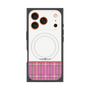 Premium Square Case with MagSafe［ CASEPLAY Tartan Check - Pink ］
