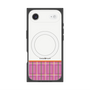 Premium Square Case with MagSafe［ CASEPLAY Tartan Check - Pink ］