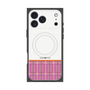 Premium Square Case with MagSafe［ CASEPLAY Tartan Check - Pink ］