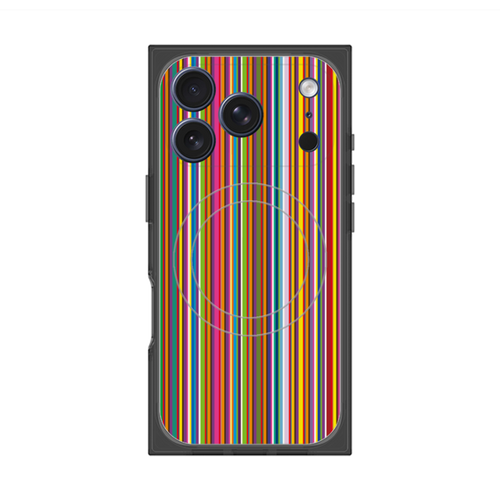 Premium Square Case with MagSafe［ Colorful Stripe ］