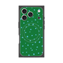 Premium Square Case with MagSafe［ Drawing Dot - Green ］