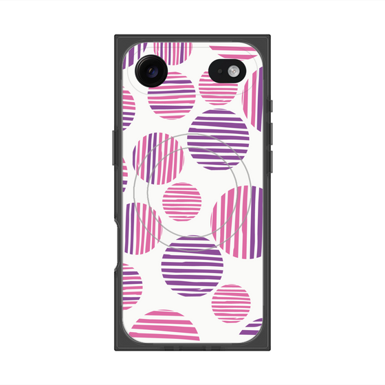 Premium Square Case with MagSafe［ Nordic Dot - Pink ］