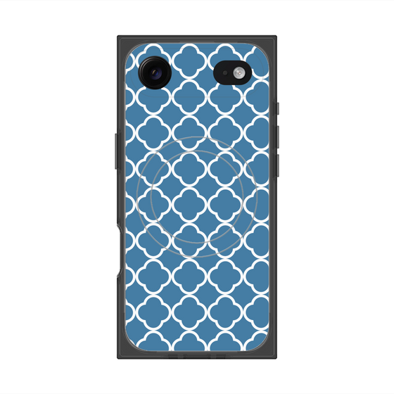 Premium Square Case with MagSafe［ Moroccan2 - Blue ］