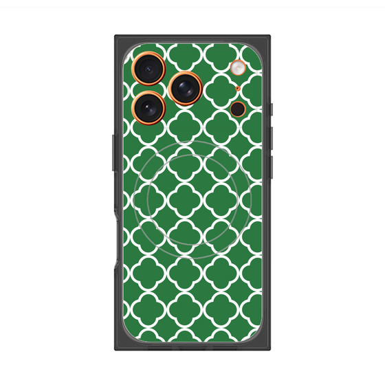 Premium Square Case with MagSafe［ Moroccan2 - Green ］