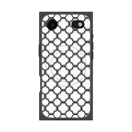 Premium Square Case with MagSafe［ Moroccan3 - Black ］