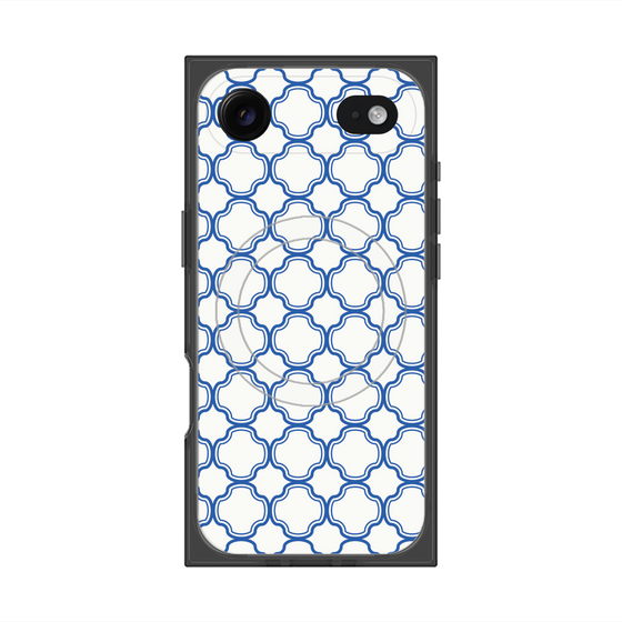 Premium Square Case with MagSafe［ Moroccan3 - Blue ］