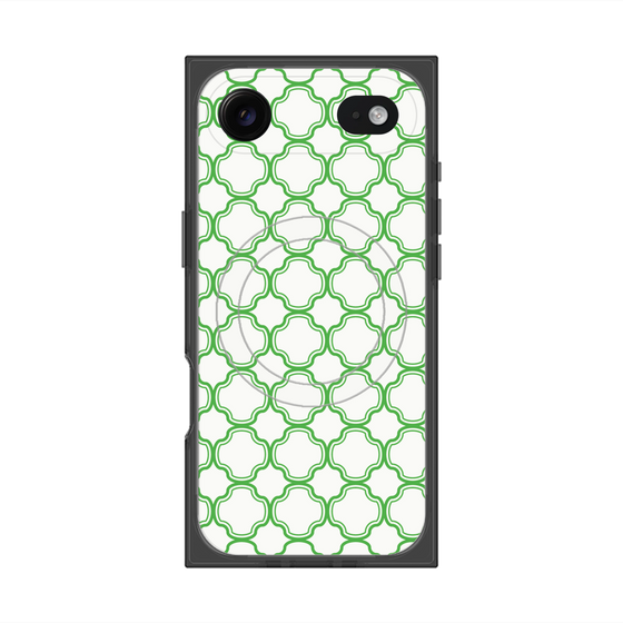 Premium Square Case with MagSafe［ Moroccan3 - Green ］