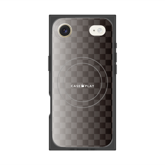 Premium Square Case with MagSafe［ CASEPLAY Check - Black ］