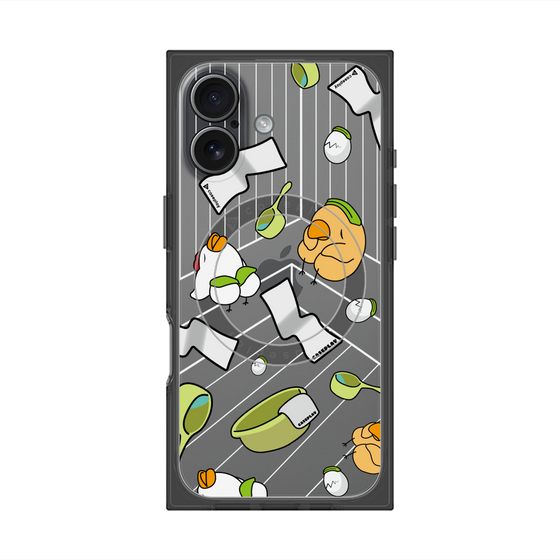 Premium Square Case with MagSafe［ Original - Bird Sauna ］