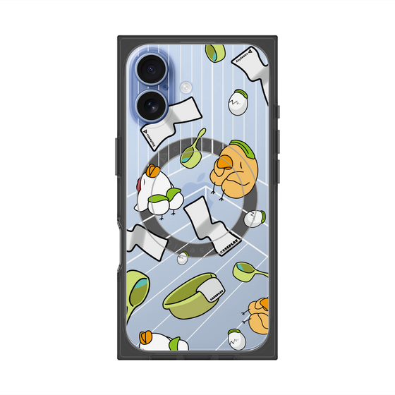 Premium Square Case with MagSafe［ Original - Bird Sauna ］